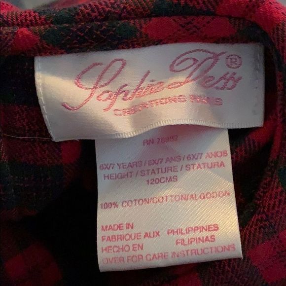 Sophie Dess Christmas dress 6X/7 - Picture 5 of 5